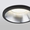 Миниатюра фото встраиваемый светодиодный светильник elektrostandard 15269/led черный/сатин никель a056019 | 220svet.ru