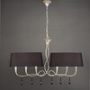 Миниатюра фото подвесной светильник mantra paola painted silver 3531 | 220svet.ru