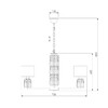 Миниатюра фото подвесная люстра eurosvet 10099/8 хром/прозрачный хрусталь strotskis | 220svet.ru