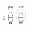 Миниатюра фото светодиодная лампа свеча 5вт 3000k e27 voltega candle 5w 3266 | 220svet.ru