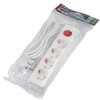 Миниатюра фото удлинитель uniel 4гн х 1,5м с/з s-gcu4-1,5b white ul-00010021 | 220svet.ru