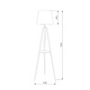 Миниатюра фото торшер tk lighting 1090 lozano 1 | 220svet.ru
