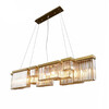 Миниатюра фото подвесная люстра delight collection broadway brushed ti-gold 2466 | 220svet.ru