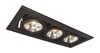 Миниатюра фото встраиваемый светильник arte lamp technika a5930pl-3bk | 220svet.ru