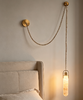 Миниатюра фото настенный светильник 26504p brass / white alabaster delight collection | 220svet.ru