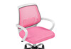 Миниатюра фото компьютерное кресло woodville ergoplus pink / white 15376 | 220svet.ru