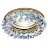 Миниатюра фото встраиваемый светильник ambrella light crystal k206 multi/g | 220svet.ru