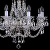 Миниатюра фото подвесная люстра artglass anja viii. nickel ce | 220svet.ru