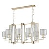 Миниатюра фото подвесная люстра crystal lux nicolas sp8 l1000 gold/white | 220svet.ru