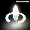 Миниатюра фото умная светодиодная лампа е14 7w 3300к-6500к elektrostandard умная лампа свеча ble2779 | 220svet.ru