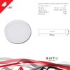 Миниатюра фото светодиодная панель reluce 70606-9.5-001ol led12w wh 4000k | 220svet.ru