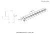 Миниатюра фото шинопровод встраиваемый магнитный для гкл12,5мм crystal lux space clt 0.123 02 l2000 bl | 220svet.ru