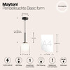 Миниатюра фото подвесной светильник maytoni basic form mod321pl-01b | 220svet.ru