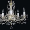 Миниатюра фото подвесная люстра artglass radka v. full cut r14 white ce | 220svet.ru