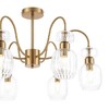 Миниатюра фото потолочная люстра escada gloss 1141/6pl clear | 220svet.ru