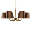 Миниатюра фото подвесная люстра loft it hilton 10527/6 brass | 220svet.ru