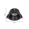 Миниатюра фото встраиваемый светильник favourite soggy 4529-1c | 220svet.ru