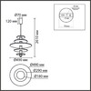Миниатюра фото подвесной светильник lumion felta 8296/14al черный | 220svet.ru