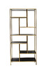 Миниатюра фото стеллаж золотистый garda decor 46as-sh1452-gold | 220svet.ru