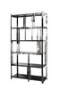 Миниатюра фото стеллаж стекло garda decor 13rxsh3052-silver | 220svet.ru