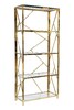 Миниатюра фото стеллаж garda decor gy-sh8711gold прозр/золото | 220svet.ru