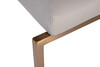 Миниатюра фото стул из искусственной кожи серый garda decor 58db-28019 | 220svet.ru