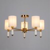 Миниатюра фото потолочная люстра на штане arte lamp waverley a4102pl-5pb | 220svet.ru