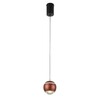 Миниатюра фото подвесной светодиодный светильник crystal lux caro sp led red | 220svet.ru