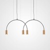 Миниатюра фото подвесной светильник imperium loft arc 3 gold arc01 189567-26 | 220svet.ru