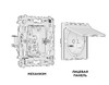 Миниатюра фото розетка с крышкой ip44 ambrella volt quant alfa ma368010 | 220svet.ru
