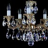 Миниатюра фото подвесная люстра artglass jarmila v. white gold ce | 220svet.ru