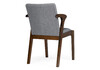 Миниатюра фото стул деревянный woodville artis cappuccino / grey 15414 | 220svet.ru