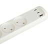 Миниатюра фото удлинитель электрический эра u-3-1,5m-usb-w 3 розетки + 3xusb a+c 1,5м 10а белый б0069075 | 220svet.ru