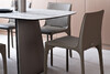 Миниатюра фото стул обеденный экокожа бежевый garda decor 160kd-80060 | 220svet.ru