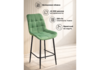 Миниатюра фото барный стул woodville челси фисташковый (zd 651) / черный 632569 | 220svet.ru