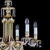 Миниатюра фото подвесная люстра artglass fountain white gold ce | 220svet.ru