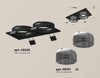 Миниатюра фото комплект встраиваемого светильника ambrella light techno spot xc (c6526, n6151) xc6526041 | 220svet.ru