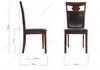 Миниатюра фото стул деревянный luiza dirty oak / dark brown | 220svet.ru