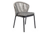 Миниатюра фото стул темно-серый garda decor 39ar-03961 | 220svet.ru