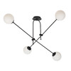 Миниатюра фото люстра на штанге arte lamp matisse a8625pl-4bk | 220svet.ru
