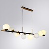 Миниатюра фото подвесная люстра arte lamp alcor a2224sp-8bk | 220svet.ru
