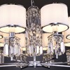 Миниатюра фото подвесная люстра eurosvet 10099/8 хром/прозрачный хрусталь strotskis | 220svet.ru