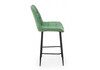 Миниатюра фото барный стул поворотный woodville челси 360 фисташковый (zd 651) / черный np 632571 | 220svet.ru